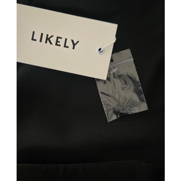 NEW Likely Black Bonnie Faux Pearl Collar Dress Size 8 - Picture 9 of 13